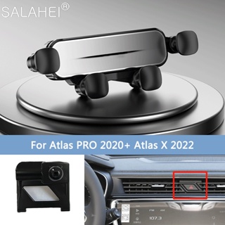 ที่วางโทรศัพท์มือถือในรถยนต์แรงโน้มถ่วง สําหรับ Geely Atlas PRO 2020 Atlas X 2022 ขาตั้งช่องระบายอากาศอัตโนมัติ GPS รองรับอุปกรณ์เสริม