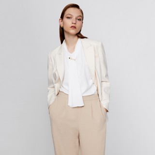 G2000 เสื้อเบลเซอร์ผู้หญิง ทรงใส่สบาย (RELAXED FIT) รุ่น 2921161503 OFF-WHITE เสื้อเบลเซอร์ เสื้อผ้า เสื้อผ้าผู้หญิง