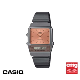 CASIO นาฬิกาข้อมือ CASIO รุ่น AQ-800ECGG-4ADF วัสดุสเตนเลสสตีล สีส้ม