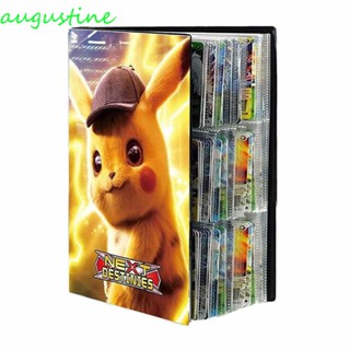 Augustine อัลบั้มการ์ดเกมโปเกม่อน Pikachu 9 ช่อง ของเล่นสําหรับเด็ก