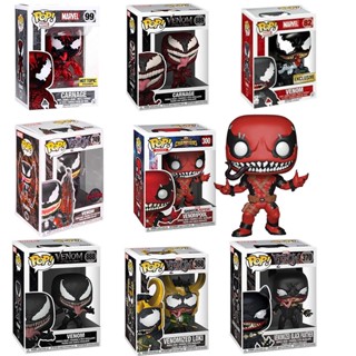 Funko โมเดลฟิกเกอร์ Marvel Venom Garnage Venompool แบบเรืองแสง ของเล่นสําหรับเด็ก