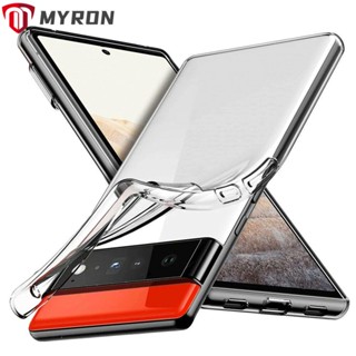 Myron เคสซิลิโคน TPU ป้องกันรอยขีดข่วน สําหรับ Google Pixel 6 XL Google Pixel 6 Google Pixel 6