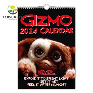 Tarsureth ปฏิทินแขวนผนัง ลาย Gizmo ของขวัญปี 2024 สําหรับตกแต่งบ้าน