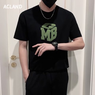 Acland เสื้อยืดผู้ชาย ผู้ชายเสื้อเชิ้ต เสื้อยืด ผ้านุ่ม ใส่สบาย ไม่หด ไม่ต้องรีด MTX2390KFQ 37Z230913