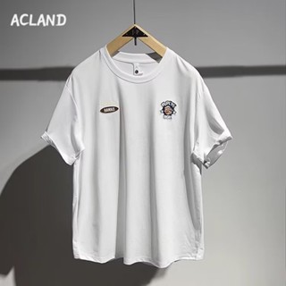 Acland เสื้อยืดผู้ชาย ผู้ชายเสื้อเชิ้ต เสื้อยืด ผ้านุ่ม ใส่สบาย ไม่หด ไม่ต้องรีด MTX2390KF8 37Z230913