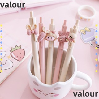 Valour ปากกาหมึกเจล สีดํา 14.5 ซม. * 1 ซม. * 2 ซม. 6 ชิ้น