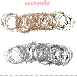 Suchenhd ห่วงต่างหู 2 สี 40 มม. 100 ชิ้น สําหรับผู้หญิง