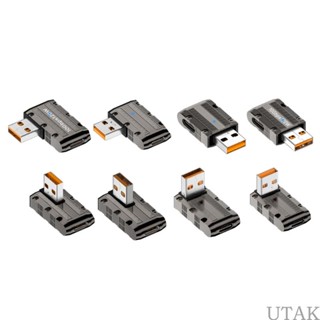 Utake อะแดปเตอร์ชาร์จ USB เป็น USB C Type C ตัวเมีย เป็น USB ตัวผู้ 10Gbps 120W สําหรับแล็ปท็อป