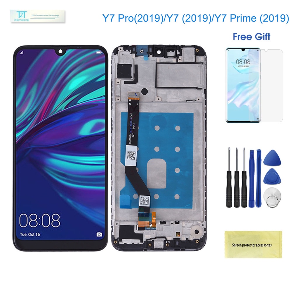 &lt;พร้อมกรอบ&gt; จอ Lcd Huawei Y7 2019 / Y7 Pro / Y7 Prime 2019 หน้าจอ หน้าจอหัวเวย จอพร้อมทัชสกรีน