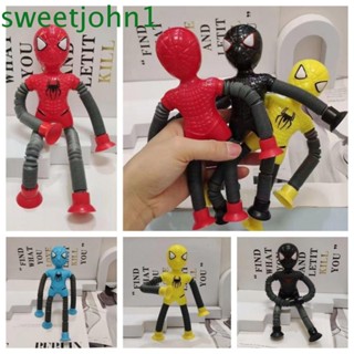 Sweetjohn ของเล่นฟิดเจ็ต โมเดลสไปเดอร์แมน เรืองแสงในที่มืด 18 ซม.