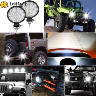 Lollipo1 โคมไฟ LED 6500K 12V 24V IP 67 ทนทาน สําหรับรถจักรยานยนต์ออฟโร้ด