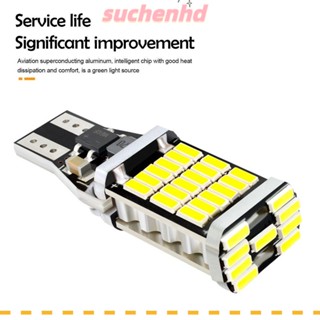 Suchenhd ไฟเลี้ยวรถยนต์ LED 45 SMD W16W T15 สว่างมาก ทนทาน กันน้ํา แบบเปลี่ยน