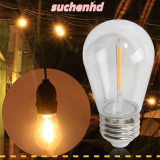 Suchenhd หลอดไฟ LED S14 2W 1W 2200K คริสตัล สีขาว สําหรับตกแต่งบ้าน