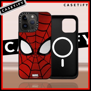 เคสมือถือ แบบแม่เหล็ก ลาย Venom Suit &amp; Spiderman สําหรับ iPhone15ProMax iP15Pro 13 iPhone11 12Promax 13Promax 12 13 14 15