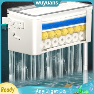 Wuyuans กล่องกรองน้ํา 3-in-1 สําหรับตู้ปลา