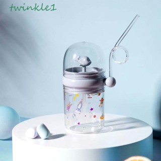 Twinkle1 ขวดน้ํา ลายการ์ตูนปลาวาฬตลก ขนาด 250 มล. สําหรับเด็ก