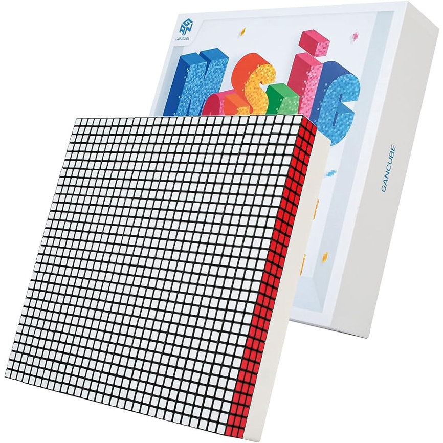 Gan ลูกบาศก์โมเสค ขนาดเล็ก 10x10 3x3 พร้อมแผ่นปริศนา 100 ชิ้น สําหรับเด็ก และผู้ใหญ่