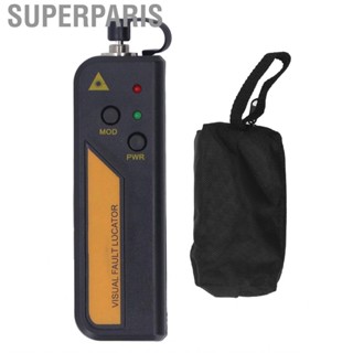 Superparis Fiber Optic Visual Fault Locator  Long Penetration Distance VFL Red Light Pen 650NM 20KM for Research