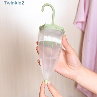 Twinkle กล่องลดความชื้น ซิลิโคน ABS ซับความชื้น นํากลับมาใช้ใหม่ได้ สําหรับตู้เสื้อผ้า