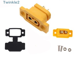 Twinkle XT60E-F อะแดปเตอร์เชื่อมต่อแบตเตอรี่ ปลั๊กตัวเมีย DIY กันฝุ่น คุณภาพสูง