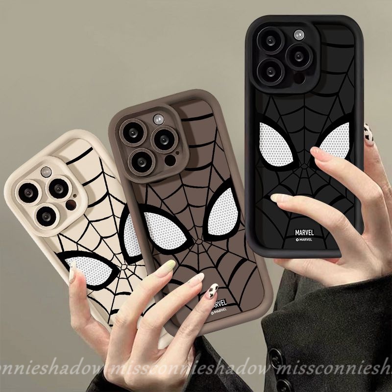 เคสโทรศัพท์มือถือ ลายการ์ตูนมาร์เวล สไปเดอร์แมน เรียบง่าย สําหรับ Realme 11 C25Y C51 C55 C53 C33 C15 C35 C31 C21Y C25 C11 6i 5i 5 7i 5s C20 C20A C30 Narzo 50A C17 C21 C12 N53