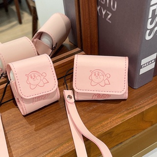 เคสหูฟังบลูทูธไร้สาย หนังนิ่ม ลาย Kirby น่ารัก สําหรับ AirPods Pro2 Apple 1 2 3