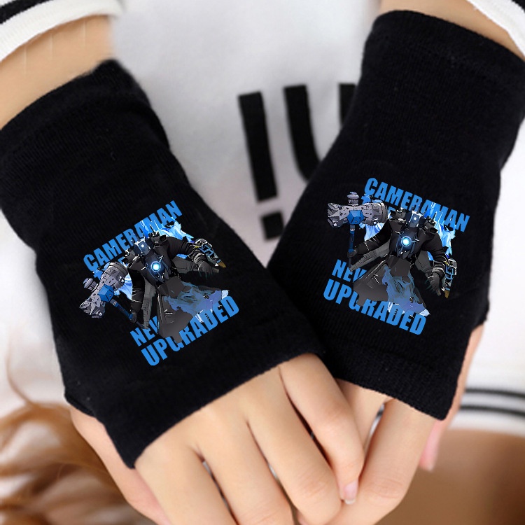 Skibidi toilet ถุงมือ Skibidi ถุงมือชักโครก ถุงมือผู้ชาย และการเฝ้าระวัง ถุงมือผู้ชาย Titan Sound Man Camera Man