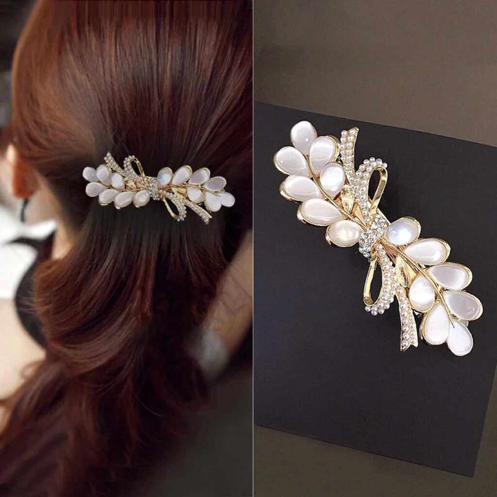 26CHAYA✨ กิ๊บสปริง ติดผม คลิปโอปอล เรียบหรู งานดี สีสวย