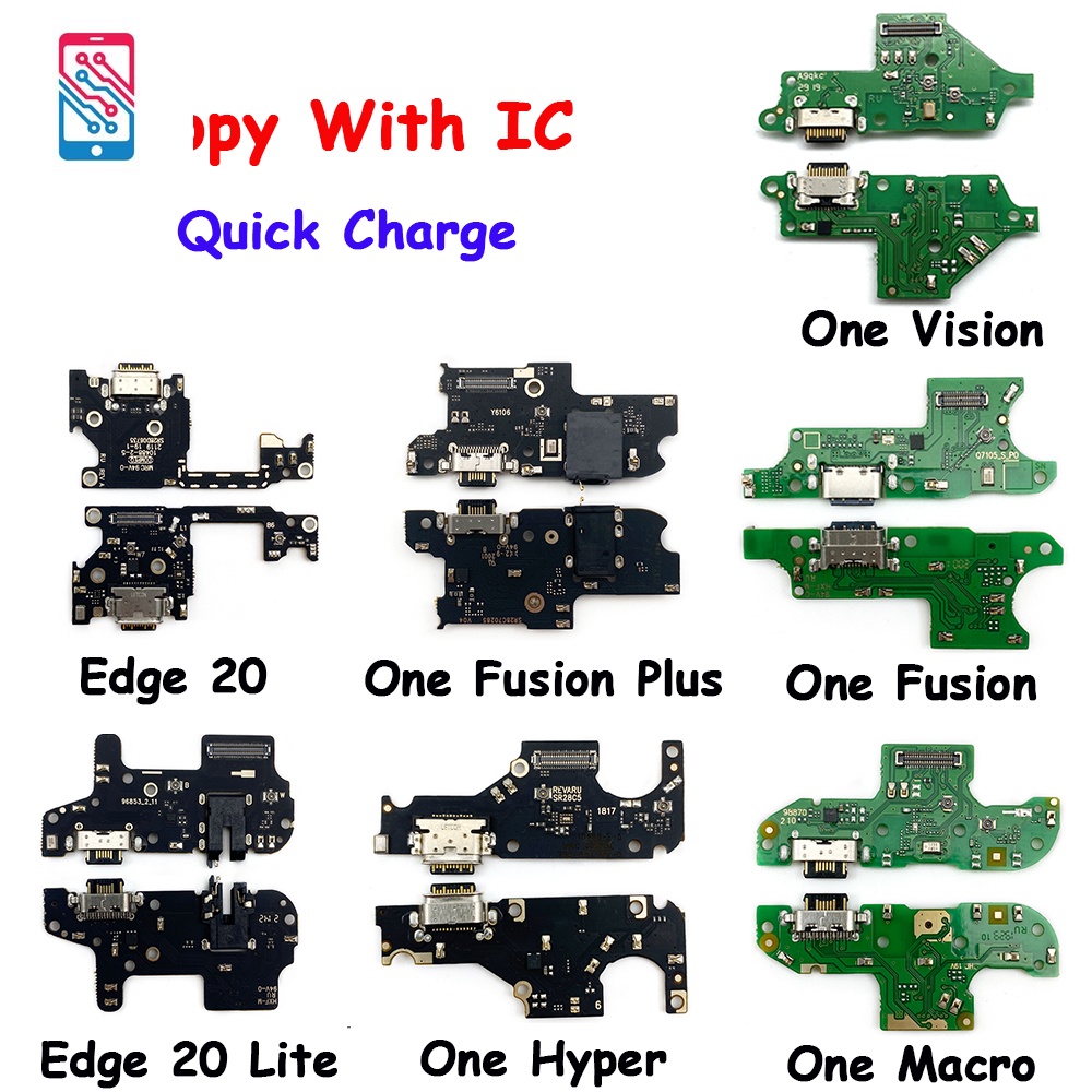 บอร์ดเชื่อมต่อสายชาร์จ USB แบบยืดหยุ่น สําหรับ Motorola Edge 20 Lite One Fusion Plus One Action Edge