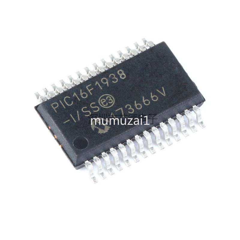 ชิปไมโครคอนโทรลเลอร์ PIC16F1938-I/SS SSOP-28 28KB 8-Bit