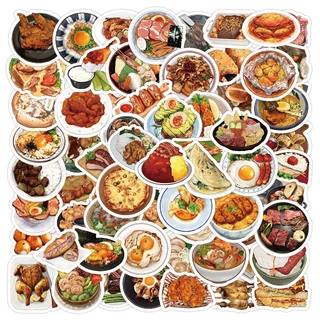 อร่อยสมจริงจานอาหารสติกเกอร์100ชิ้น,กราฟฟิตีสติกเกอร์กันน้ําสติ๊กเกอร์,หมวกกันน็อคจักรยานกรณีดินสอบัญชีมือ