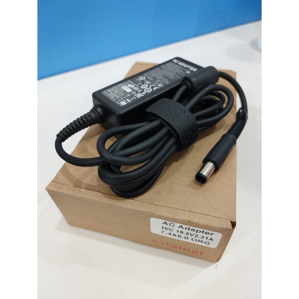สายชาร์จอะแดปเตอร์โน๊ตบุ๊ค HP EliteBook 840 G1 ProBook 430 650 G1 450 G2 Charger Adapter HP 19.5V 2.31A 45W 7.4*5.0