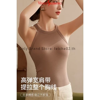 2 in 1 เสื้อสายเดี่ยว แขนสั้น สไตล์ใหม่ สําหรับผู้หญิง 2023
