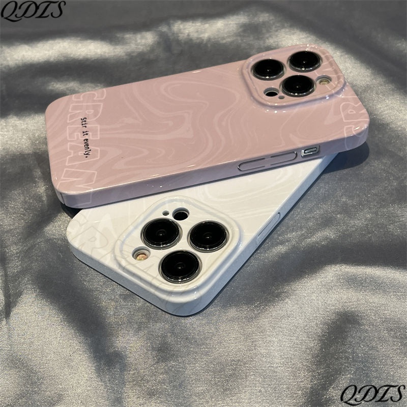 แฟชั่นที่ไม่ซ้ํากันตัวอักษรภาษาอังกฤษรูปแบบเคสโทรศัพท์แข็งสําหรับiphone11 13promax art 12 7/8 14/15promax 16PRO