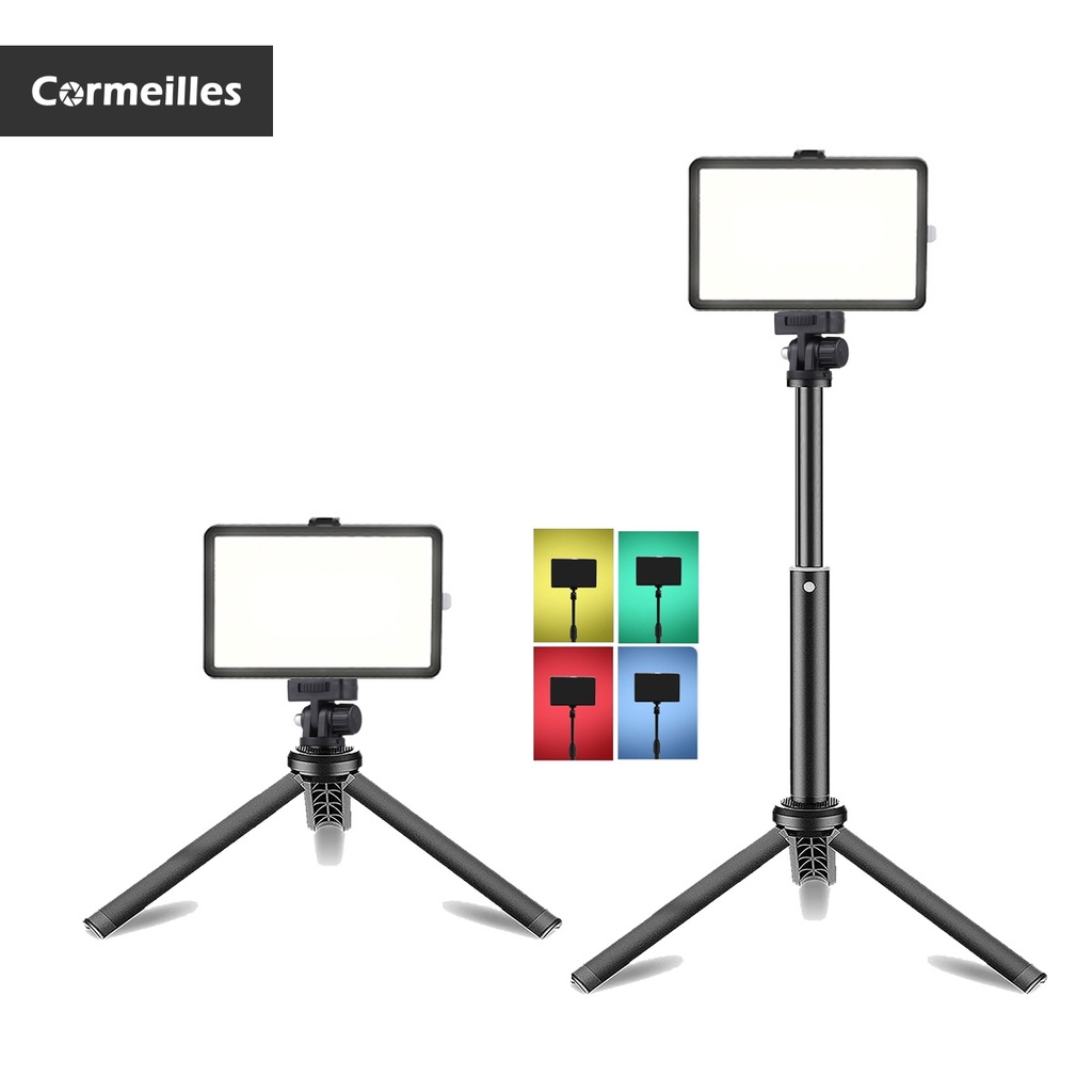 ชุดไฟเติม LED 6 นิ้ว พร้อมขาตั้ง หรี่แสงได้ 10 ระดับ สําหรับถ่ายภาพสตูดิโอ