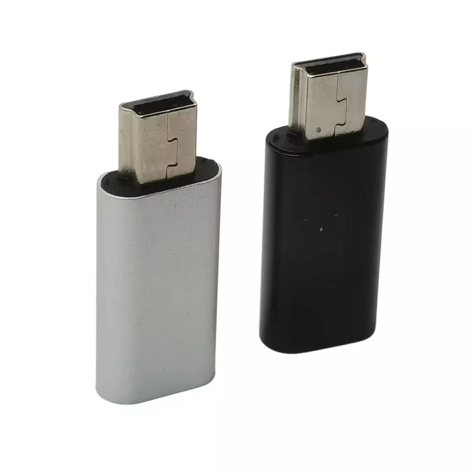 USB C To Mini USB 2.0ประเภท C หญิงไปยัง Mini USB ชายแปลงสำหรับ GoPro MP3เครื่องเล่น dash Camกล้องGPS thumbnail 3