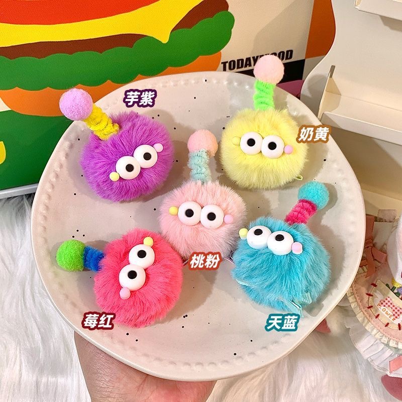 กิ๊บติดผม รูปตุ๊กตาน่ารัก สไตล์เกาหลี สําหรับเด็กผู้หญิง