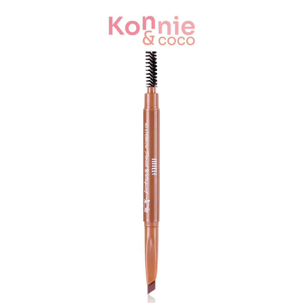 Mille 6D Eyebrow Pencil Waterproof 2g มิลเล่ ดินสอเขียนคิ้วปลายตัด.