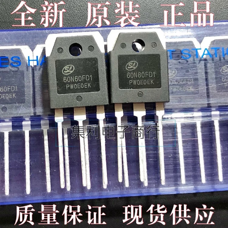 มีสินค้า แท้ วงจรรวม IGBT 60N60FD1 SGT60N60FD1PN 600V 60A 10 ชิ้น ต่อล็อต