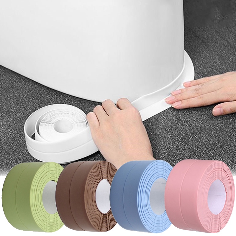 เทปกาว PVC กันน้ํา กันเชื้อรา สําหรับติดมุมอ่างล้างจาน ห้องน้ํา ห้องครัว