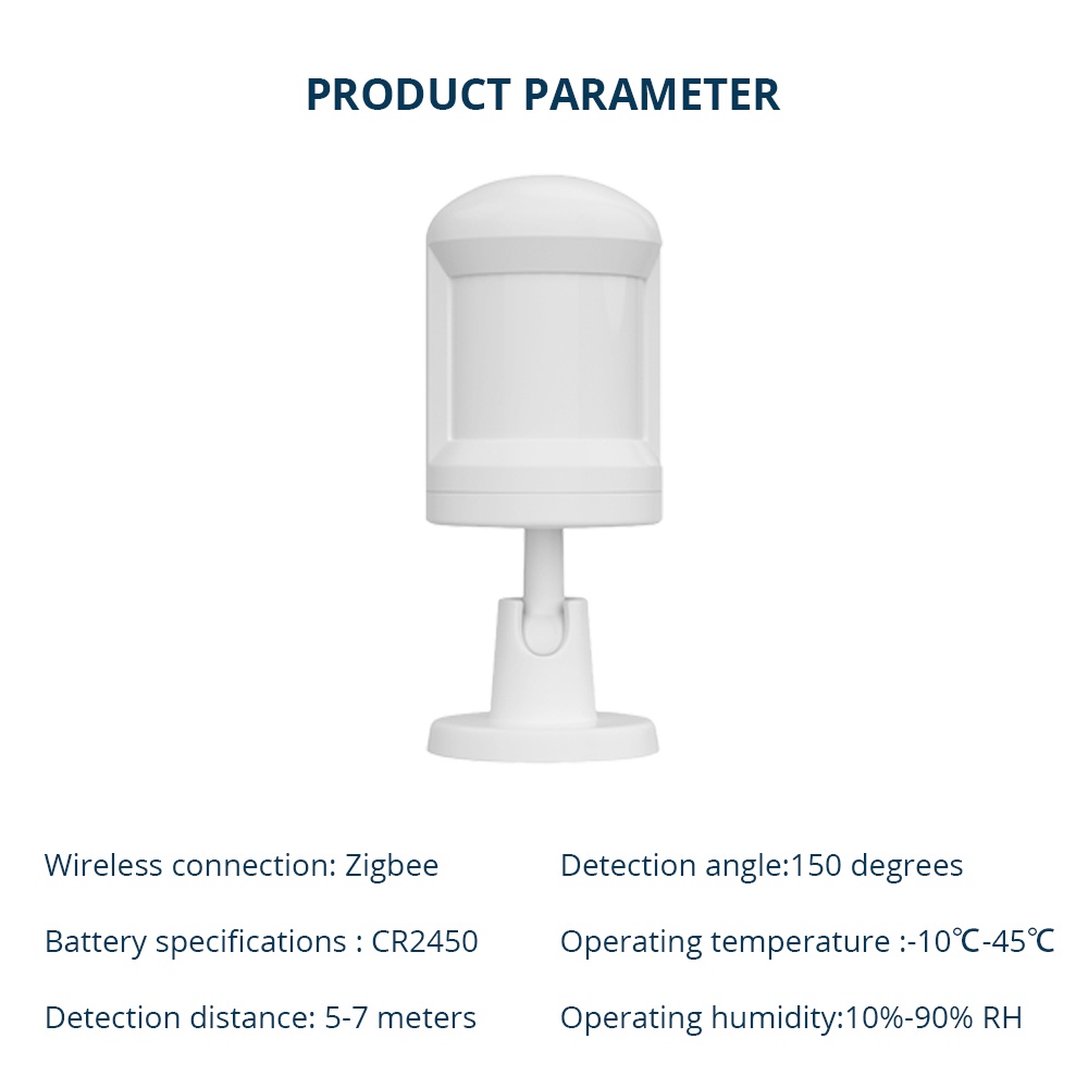 Zemismart Tuya Zigbee 3.0 ระบบเซนเซอร์ตรวจจับการเคลื่อนไหว PIR ควบคุมผ่านแอพ ZMHK01 Hub และ Matter M1 Hub