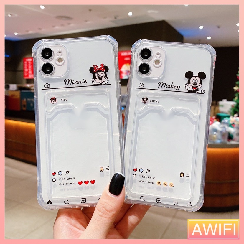 AWIFI เคสโทรศัพท์ เคสใส่บัตร สำหรับรุ่น13 13PRO 13PROMAX 12 ProMax 11 8plus 7plus 6 6s Plus XR X XS Max 11Pro Max#418