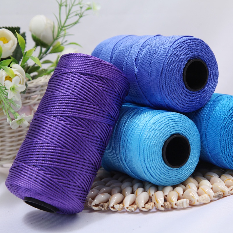 เส้นด้ายไหมพรม 3 เส้น สําหรับแขวนหมวกบังแดด DIY