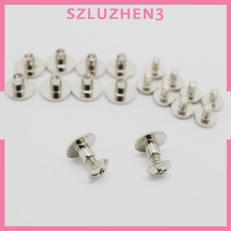 [Szluzhen3] 10 ชิ้น Rivets ตกแต่งกระเป๋าเข็มขัดสกรูโพสต์