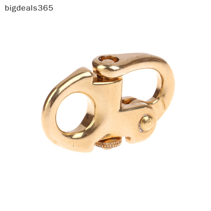 [bigdeals365] ใหม่ มีสินค้า ตะขอพวงกุญแจ ทองเหลือง อุปกรณ์เสริม สําหรับเชื่อมต่อกระเป๋าหนัง