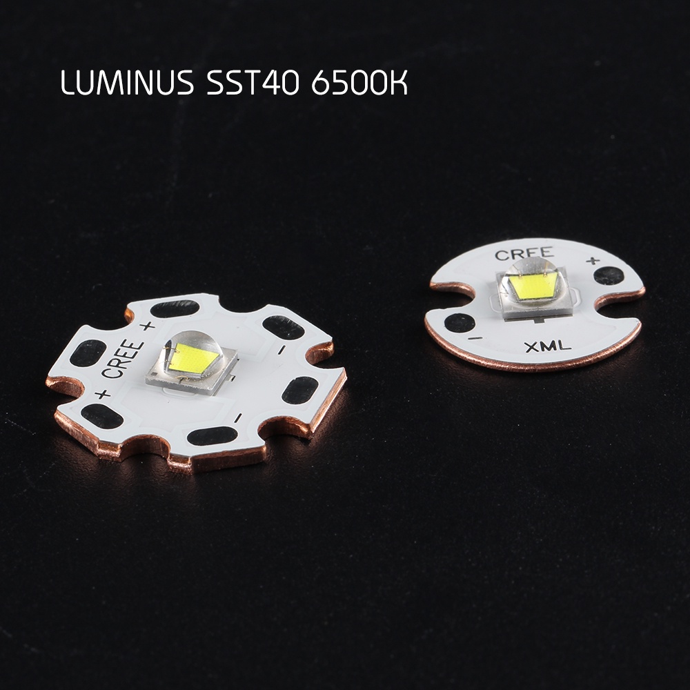 Luminus sst40 6500k พร้อมบอร์ดทองแดง DTP