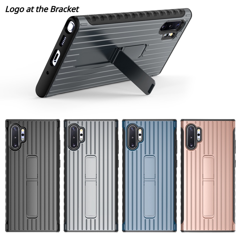 ใหม่เข้ากันได้สําหรับ Samsung Note10 เคสโทรศัพท์ Anti-Drop Falcon Stand รถเข็นกรณีธุรกิจ