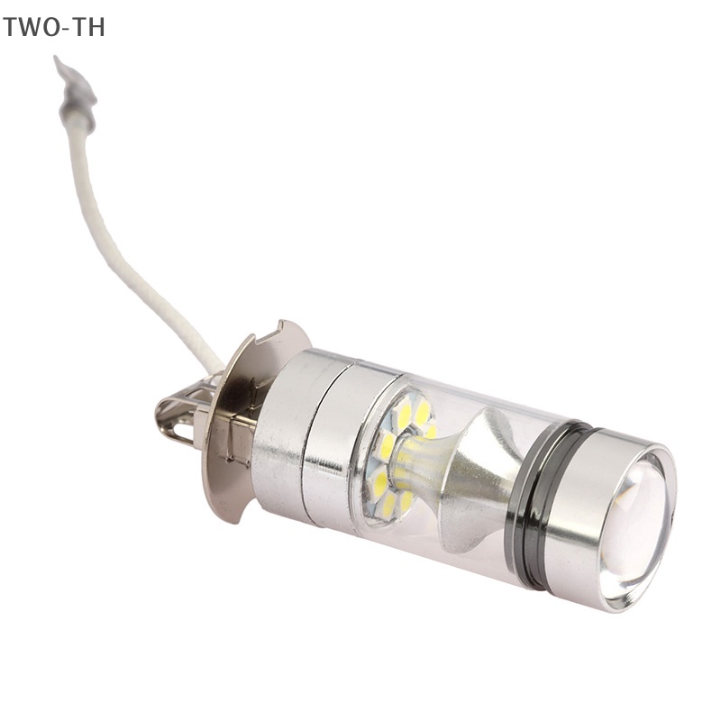 Two-th ใหม่ หลอดไฟตัดหมอก LED 100W H3 12 24V อุปกรณ์เสริม สําหรับรถยนต์