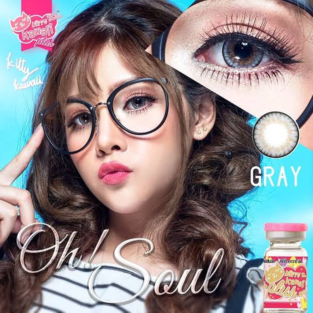 KittyKawaii Oh soul Eff.19 Gray ใหญ่