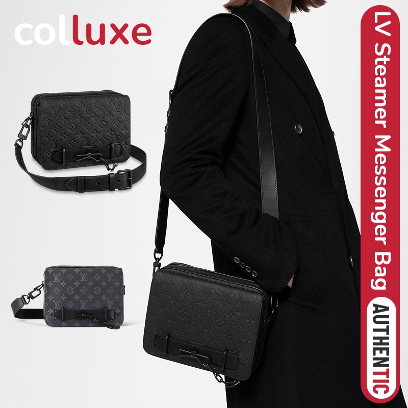 แบรนด์ใหม่และเป็นของแท้/หลุยส์วิตตอง Louis Vuitton Steamer Messenger Bag กระเป๋าแมสเซนเจอร์ M57307 Monogram